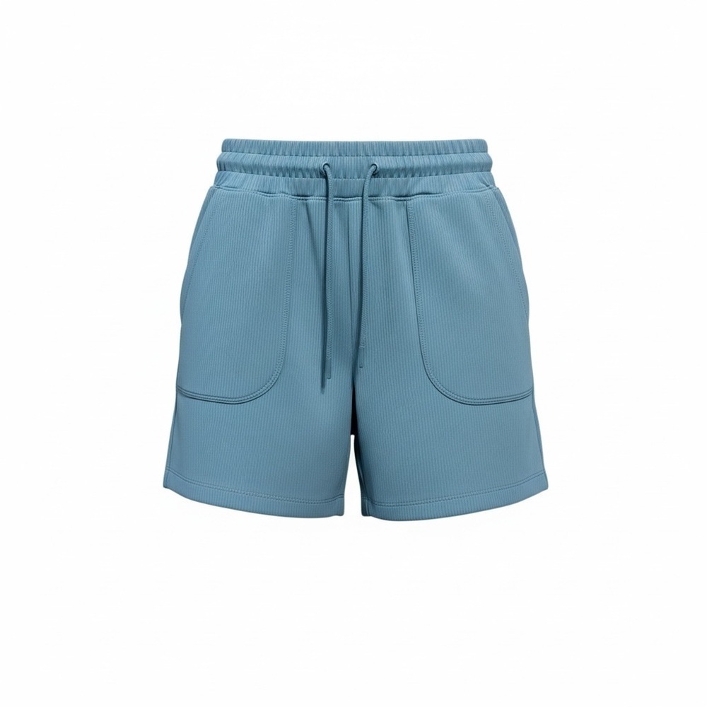 💙 Mondetta Blue Ribbed Lounge Shorts – Size S💙 - Picture 1 of 7
